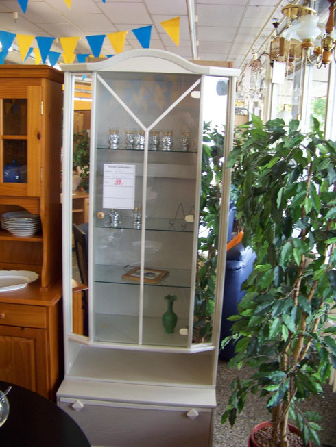 Vitrine weiß, 99,00 €