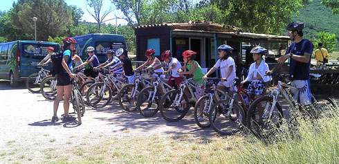 activités vtt vtc lac du salagou