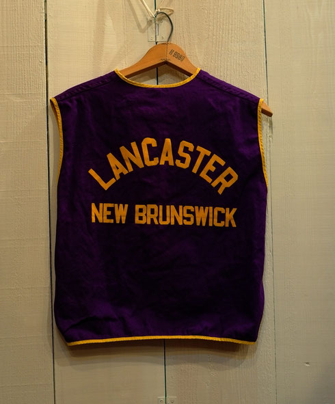 50s BRENT Freedom Sleeve W-face Front-V 2tone Sweat(オートミール