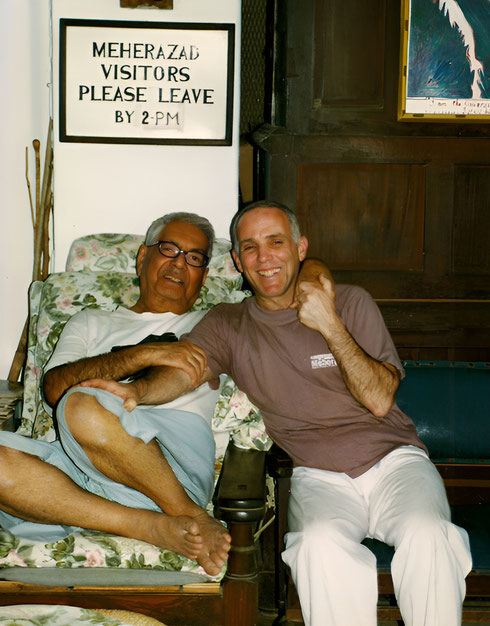 Robert with Eruch Jessawala at Meherazad, India