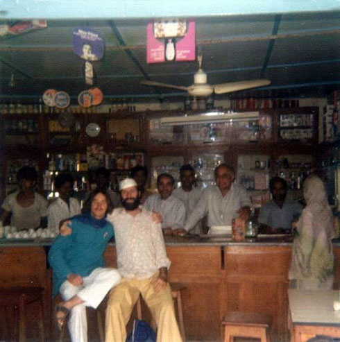 1975 ; Art Nordeen & Rich D'Amarto  at the canteen