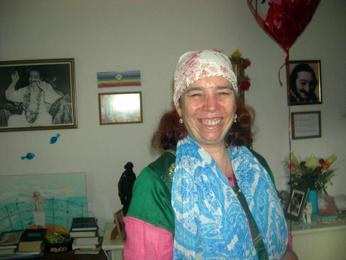 Michal at home in Tel Aviv