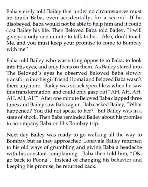 Courtesy of Memorable Moments with Meher Baba by Faroukh Bastani - p.34 -35
