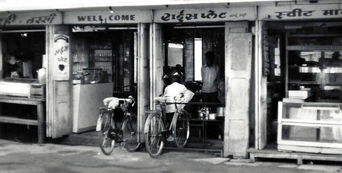 Satchapir Tea Shop in Poona. Meher Baba's Father's 2nd tea shop. Photo taken in 1975 - Courtesy of Barbara John Connor