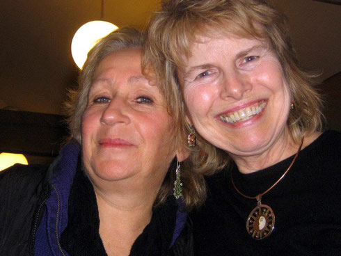 Terry Barton and Pamela Butler-Stone at the Meher Center, Myrtle Beach, SC.