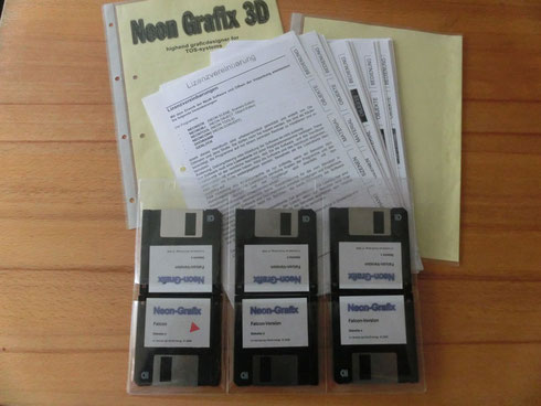 Neon Grafik 3D Grafiksoftware für Atari Falcon 030