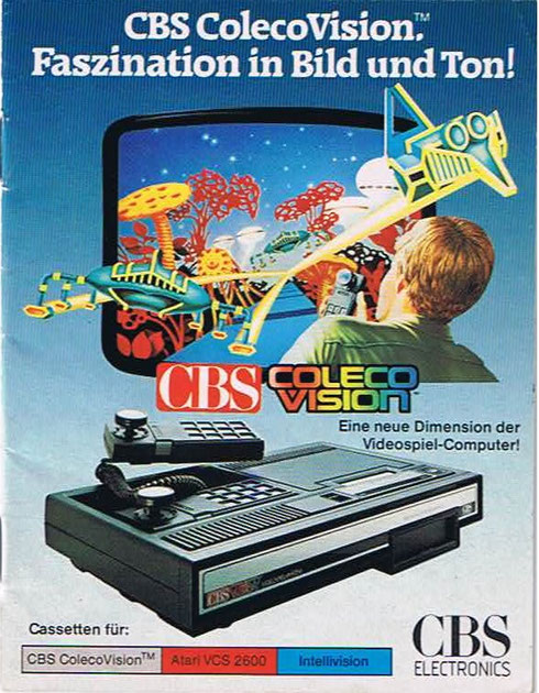 Deckblatt der Coleco Vision-Konsole