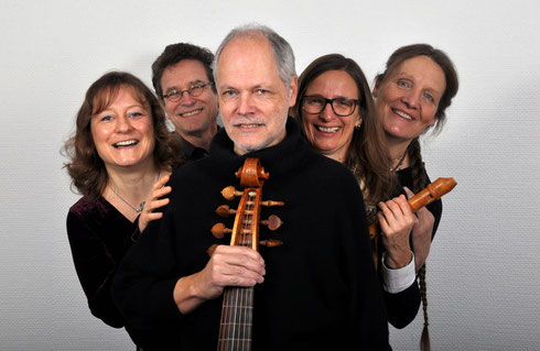 Antje Bischof, Paul Lindenauer, Michael Spengler, Mechtild Franke und Renate Lomberg 