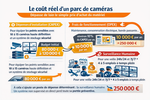 Le vrai coût d'un parc de caméras