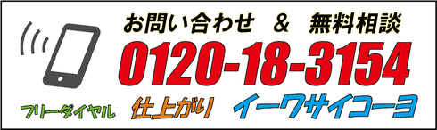 電話から問い合わせ