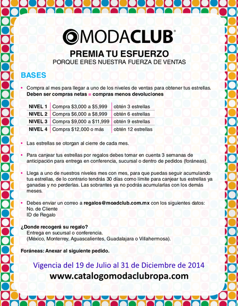 regalos modaclub