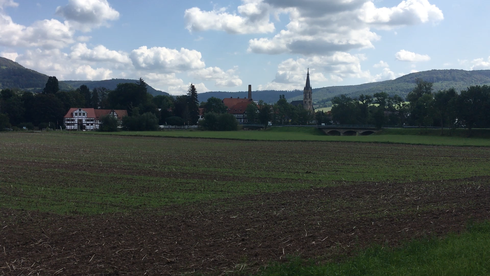 Blick zurück auf Wanfried