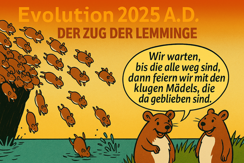 Evolution 2025 A. D. - Der Zug der Lemminge - Lightmaster Copilot GBT-5