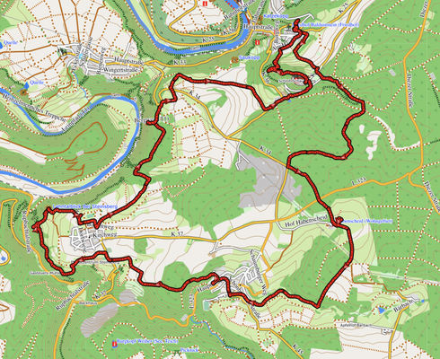 GPXTrack "19 km Küppeltour"