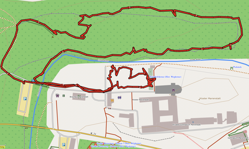 GPXTrack "3 km Auf dem Stein-Erlebnispfad"