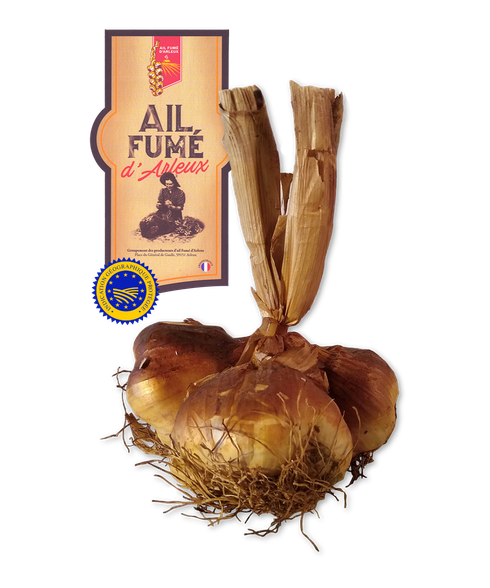 Knoblauch; geräuchert; geräucherter; Frankreich; Nordfrankreich; Ail, fume; fumé; Arleux; Knobi; Knolle, Kibu; Kibü; KibüWürze