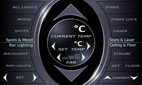 GUI Car Interior conrol nextion