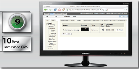 Apache's Lenya comes in at number Nine on the 10 best Java based CMS