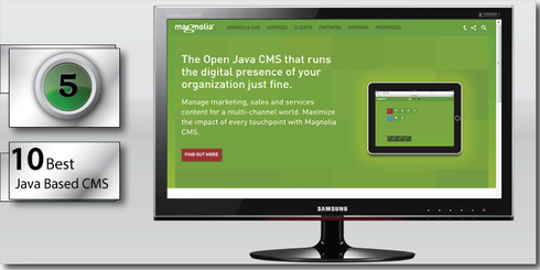 Magnolia comes in at number Five on the 10 best Java based CMS