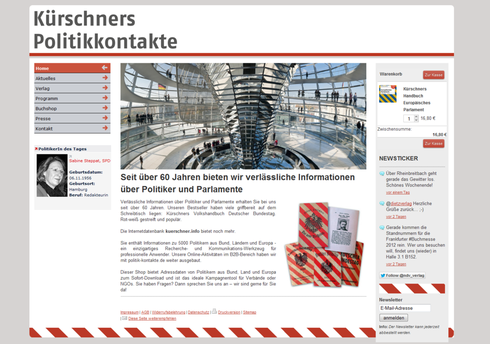 ndv.info | Kürschners Politikkontakte