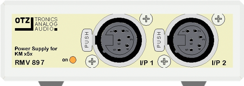 Power supply for tube mics