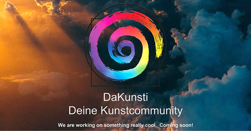 Screenshot der Website von DaKunsti (verändert) 