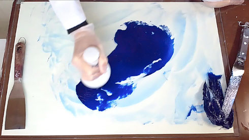 油絵具を作る 油絵具の作り方 Making oil paint - Yukio Takamori