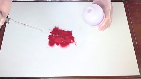 アクリル絵具の作り方-2 How to make acrylic color