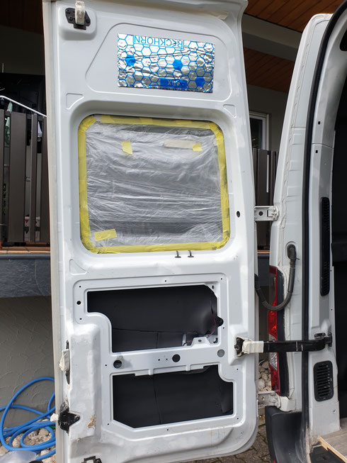 Camper Türen isolieren