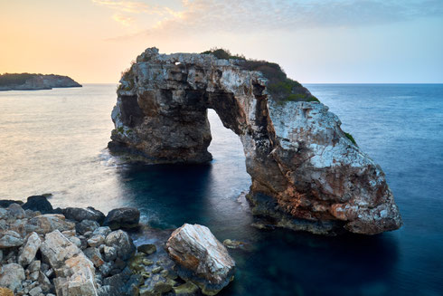 Mallorca Es Pontas beim Sonnenaufgang fotografiert