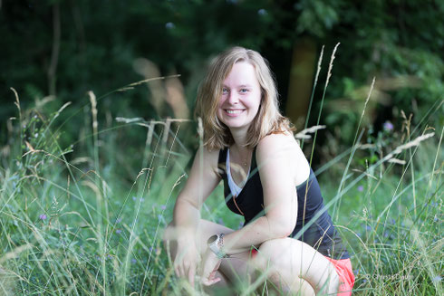 Statement von Mandy "Ich komme gerne zum Darmstädter Lauf-Treff weil...." Foto Christa Daum
