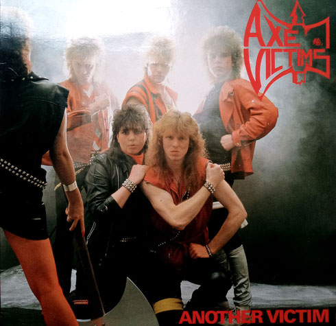 Axe Victims im Jahr 1983 aufdem Cover ihres international erfolgreichen Debütalbums "Another Victims". Foto: P.S. Design 