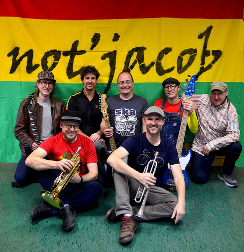 Die Rottweiler Reggae-Ska-Band Not Jakob macht am 12. September Sound beim bunten "RespACTival" im Garten der Singener "Gems". Foto: Promo  