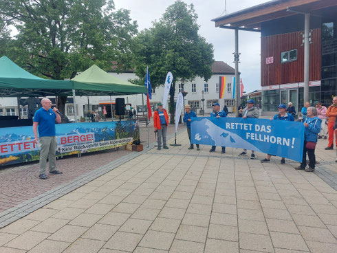 Kundgebung in Oberstdorf, Foto: Tanja König