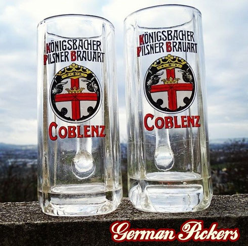 Königsbacher Bräu Coblenz / Koblenz  Bierkrüge  um 1900 