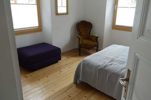 Bedroom 3 and 4 / First floor : Both identically equipped with one 140cm and one spare bed each.     