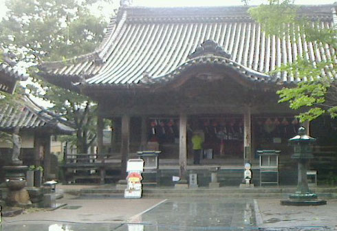 唯一　本日の写真　９:３５　13番「大日寺」　　　　　ガラケーで撮りました。