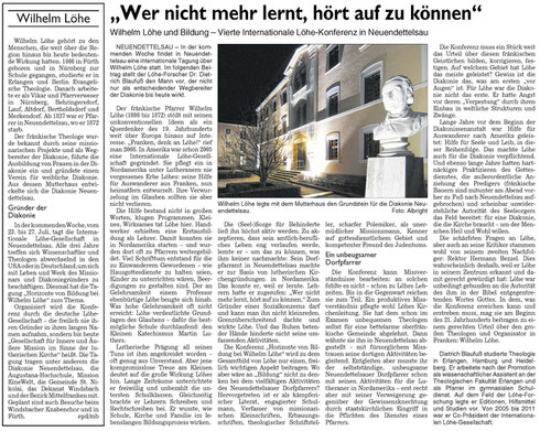 Fränkische Landeszeitung, 19.7.2014