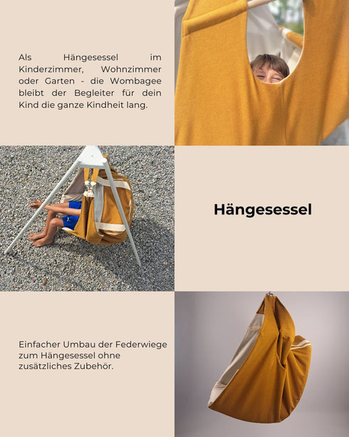 Federwiege Wombagee als Hängesessel