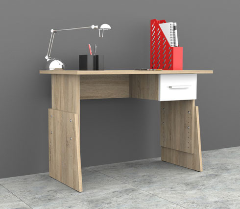 Rendering: PC-Schreibtisch