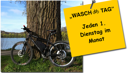 Fahrrad Waschtag