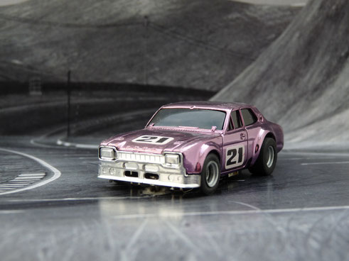 Faller AMS AURORA AFX Ford Escort chrome purple