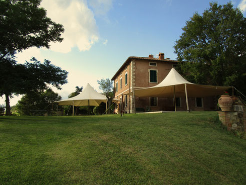 Die "Fattoria", 5 Zimmer, Seminarraum, Speisezimmer, Küche