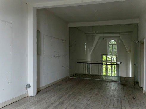 Das leergeräumte Atelierhaus. Foto Sommer 2015.