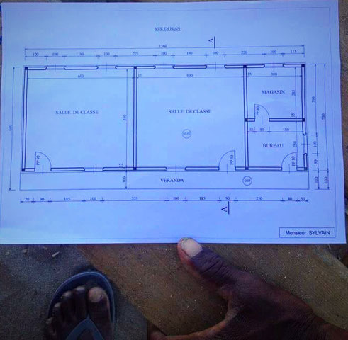 Madagascar Surf Lodge Community Project new school plans
