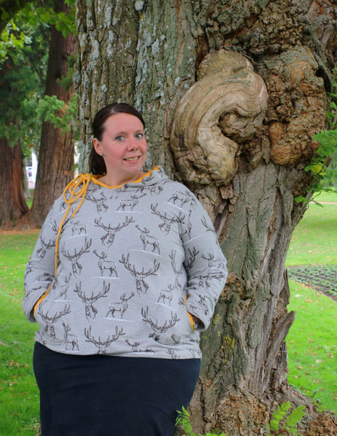 Pulli LadyRose aus Lilestoff Rentier