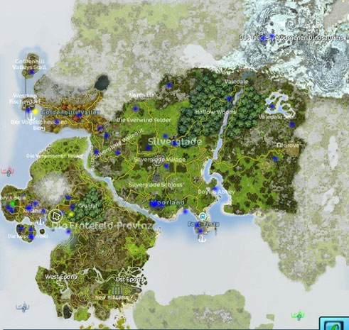 Jorvik Insel Karte
