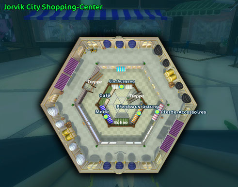 Jorvik City Shopping Center Karte