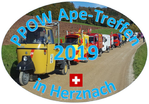 PPOW Ape-Treffen in Herznach 2019, Ausschreibung und Anmeldung