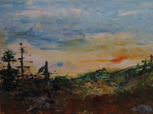 "Hornisgrinde" , Acryl auf Leinwand , 60x80 cm , B360
